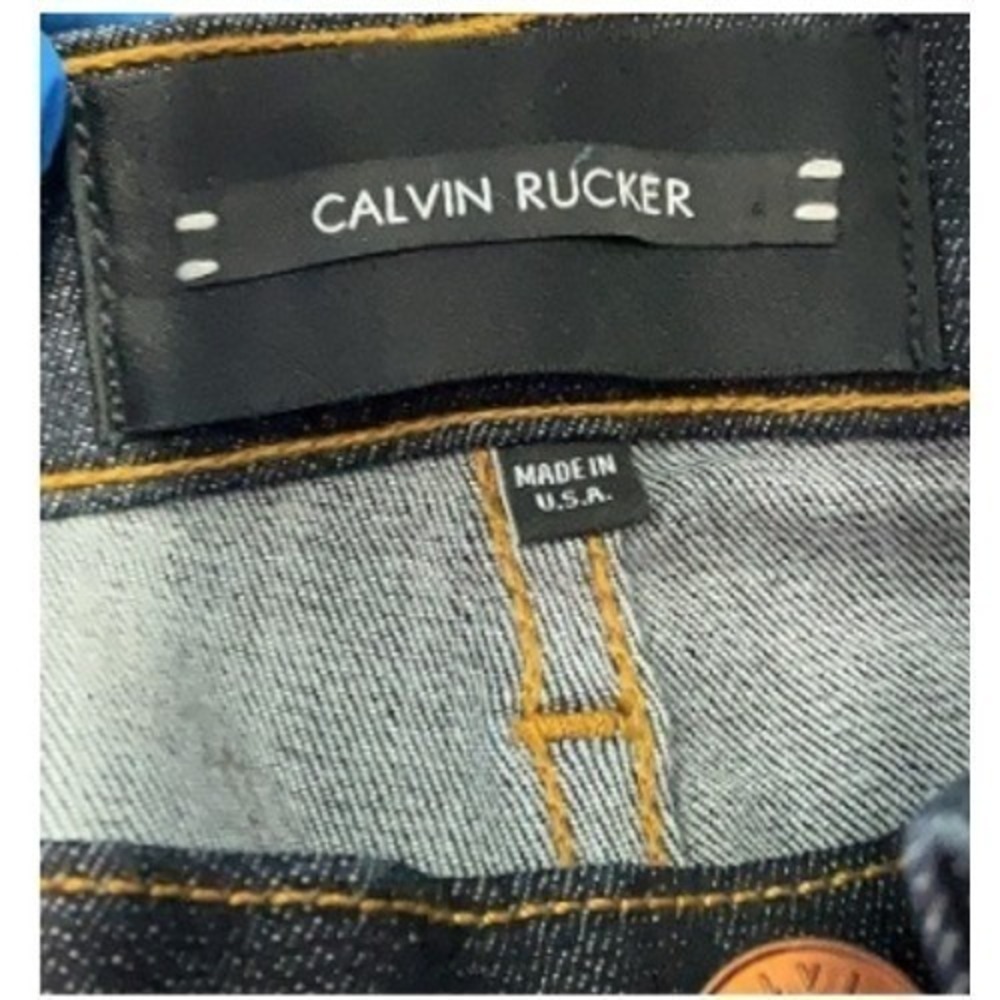 Made USA Calvin Rucker Heartbreaker Dark Wash Jeans 26x29 NWOT Premium Cotton - Picture 4 of 8